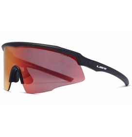 Gafas de sol Liive Dealer MIRROR MATT BLACK Red