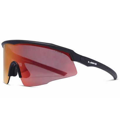 Gafas de sol Liive Dealer MIRROR MATT BLACK Red