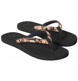 Infradito Rip Curl FREEDOM BLOOM OPEN TOE Black Brown