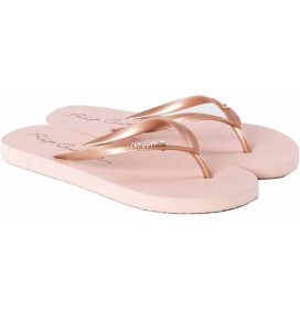 Chanclas Rip Curl Script wave BLOOM Rose Gold