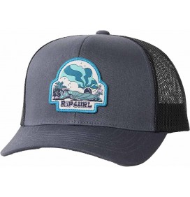 Cappellino Rip Curl Custom Curve Trucker washed black