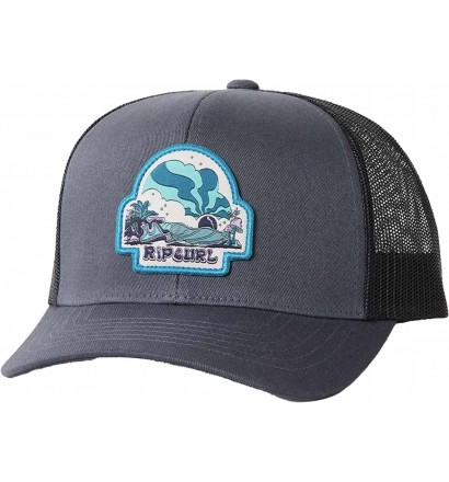 Boné Rip Curl Custom Curve Trucker washed black