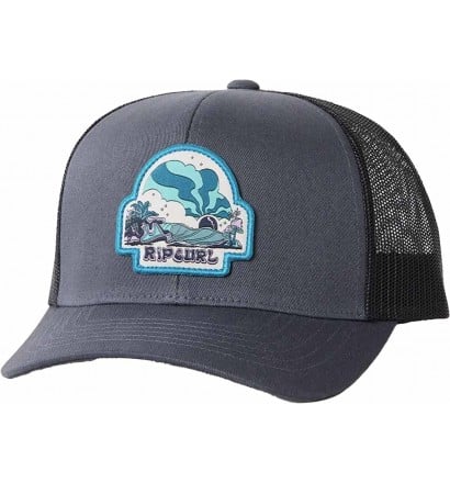 Mütze Rip Curl Custom Curve Trucker washed black