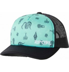 Boné Rip Curl WEEKEND TRUCKER ­ BOY WASHED AQUA