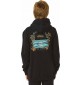 Sweat-shirt Rip Curl LOST ISLANDS ART HOOD Black