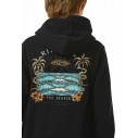 Suéter Rip curl LOST ISLANDS ART HOOD Black