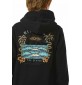 Sweat-shirt Rip Curl LOST ISLANDS ART HOOD Black