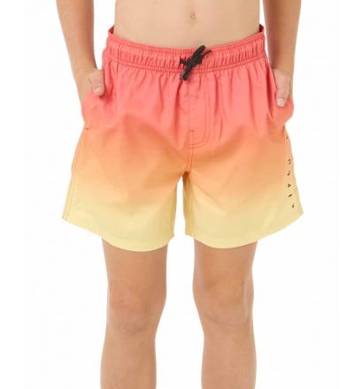 Maiô Rip Curl FADE VOLLEY BOY HOT CORAL