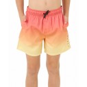 Maiô Rip Curl FADE VOLLEY BOY HOT CORAL