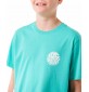 Camisa Rip Curl WETSUIT ICON TEE ­KIDS Acqua