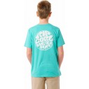 Camiseta Rip Curl WETSUIT ICON TEE ­KIDS Acqua