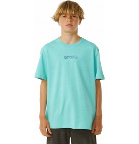 Camisa Rip Curl LOST ISLANDS ART TEE ­BOYS Acqua