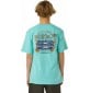 Camisa Rip Curl LOST ISLANDS ART TEE ­BOYS Acqua