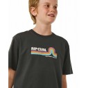 Camiseta Rip Curl SURF REVIVAL MUMMA TEE­ BOY WASHED BLACK