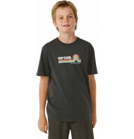 Camisa Rip Curl SURF REVIVAL MUMMA TEE­ BOY WASHED BLACK