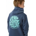 Felpa Rip Curl WETSUIT ICON HOOD ­KID VINTAGE NAVY