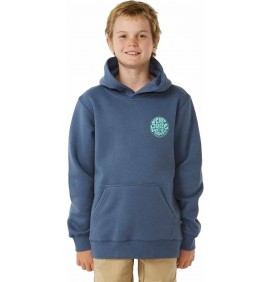 Felpa Rip Curl WETSUIT ICON HOOD ­KID VINTAGE NAVY