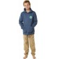 Felpa Rip Curl WETSUIT ICON HOOD ­KID VINTAGE NAVY