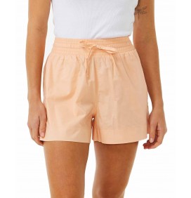 Pantalon corto Rip Curl POPLIN CRUSHIN WALK SHORT BRIGHT PEACH