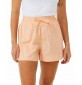 Short Rip Curl POPLIN CRUSHIN WALK SHORT BRIGHT PEACH