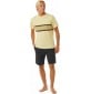 Camiseta Rip Curl SURF REVIVAL STRIPE TEE VINTAGE YELLOW