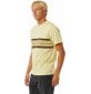 Camisa Rip Curl SURF REVIVAL STRIPE TEE VINTAGE YELLOW