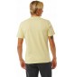 Camisa Rip Curl SURF REVIVAL STRIPE TEE VINTAGE YELLOW