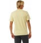 Camiseta Rip Curl SURF REVIVAL STRIPE TEE VINTAGE YELLOW