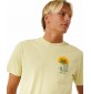 Rip Curl T-Shirt KEEP ON TRUCKING TEE VINTAGE YELLOW