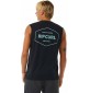 Camisa Rip Curl STAPLER MUSCLE BLACK