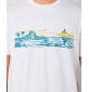 T-Shirt Rip Curl PARADISE LAND TEE White