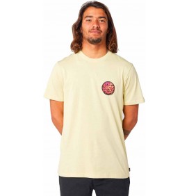 Camiseta Rip Curl PASSAGE TEE VINTAGE YELLOW