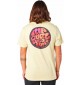 Camisa Rip Curl PASSAGE TEE VINTAGE YELLOW