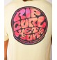 Camisa Rip Curl PASSAGE TEE VINTAGE YELLOW