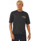 Camiseta UV Rip Curl MASON PIPE SURFLITE WASHED BLACK