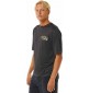 Camiseta UV Rip Curl MASON PIPE SURFLITE WASHED BLACK