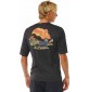 Camiseta UV Rip Curl MASON PIPE SURFLITE WASHED BLACK