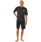 Camiseta UV Rip Curl MASON PIPE SURFLITE WASHED BLACK