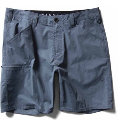 Pantalon Corto Vissla Axis 18.5" Hybrid Blue slate