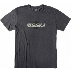 Camiseta Vissla Distortion Black Heather