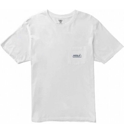 Camiseta Vissla Creator Plainer Premium White