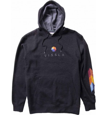 Sudadera Vissla Coastal Black Heather