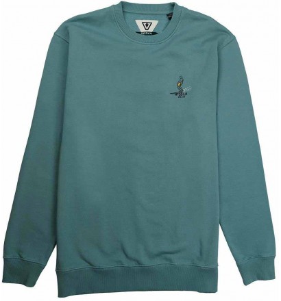 Felpa Vissla UNLTD Crew Blue Slate