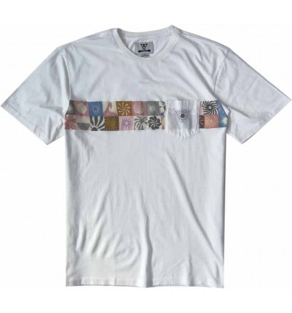 Camiseta Vissla Sun Dialed Vintage White