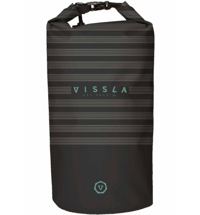 Bolsa estanca Vissla 7 Seas Dry Pack 20L Black Stripe