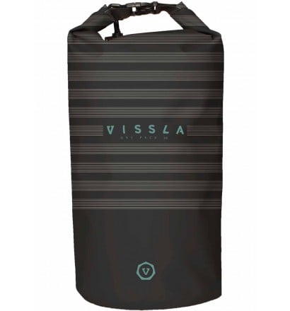 Saco impermeável Vissla 7 Seas Dry Pack 20L Black Stripe