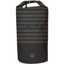 Saco impermeável Vissla 7 Seas Dry Pack 20L Black Stripe