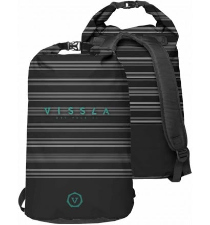 Bolsa estanca Vissla 7 Seas Dry Pack 35L Black Stripe