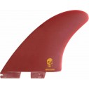 Ailerons de surf twin fins FCSII Christenson Twin PG Blood red