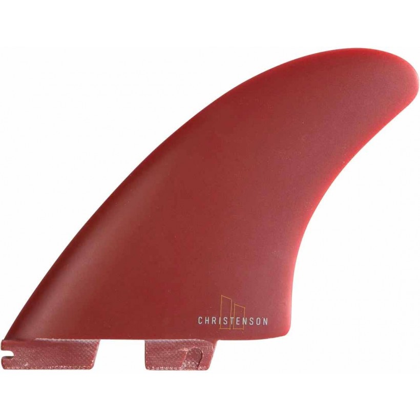 Ailerons de surf twin fins FCSII Christenson Twin PG Blood red